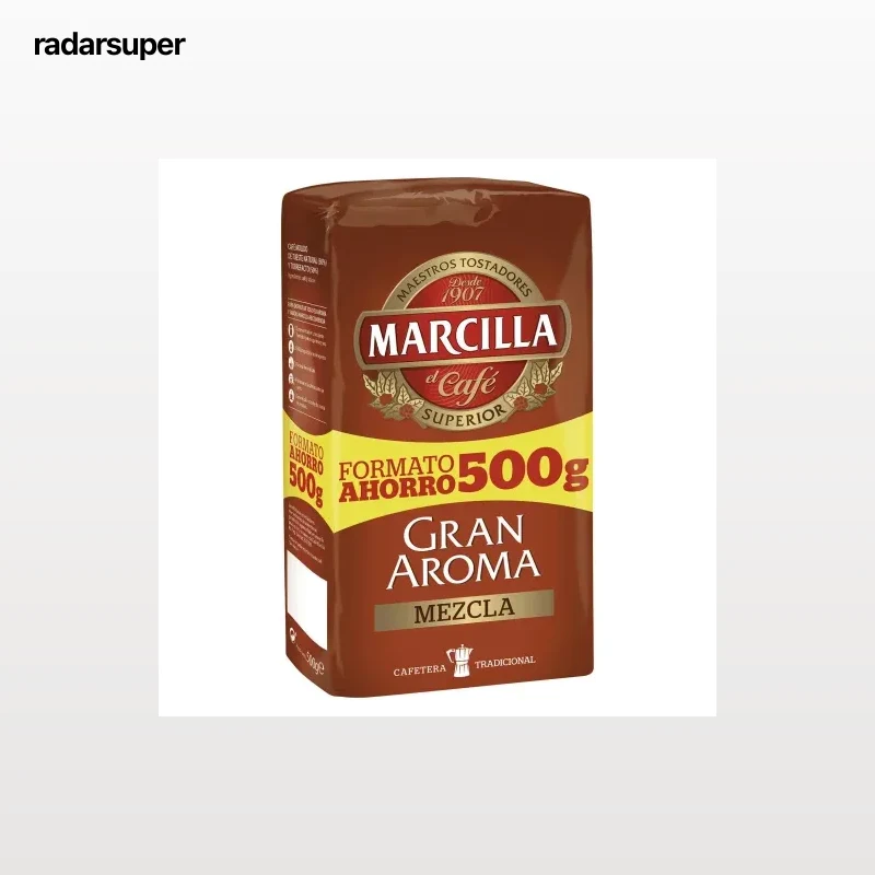 Café molido mezcla Gran Aroma Marcilla 500 g.