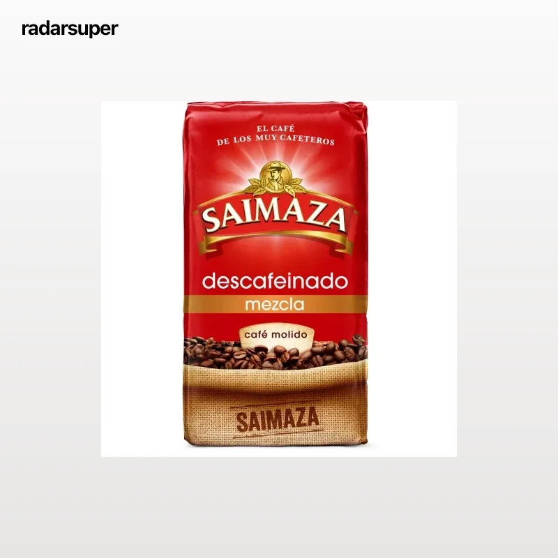 Café molido mezcla natural descafeinado Saimaza 250 g.