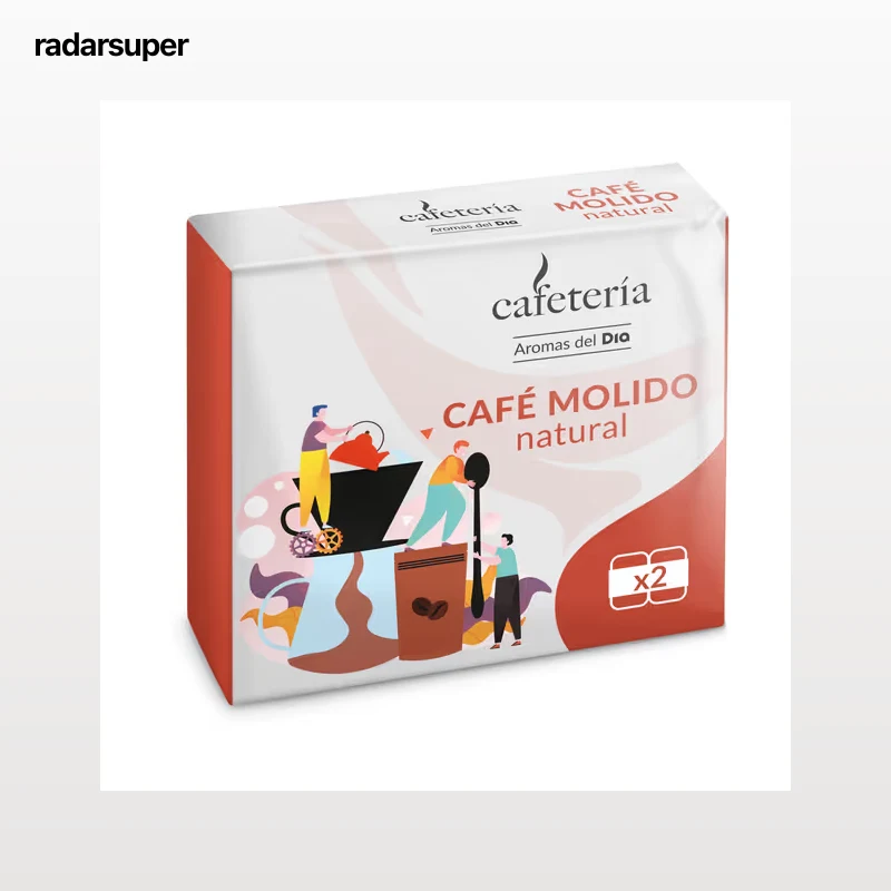 Café molido natural Dia Cafetería 2 x 250 g