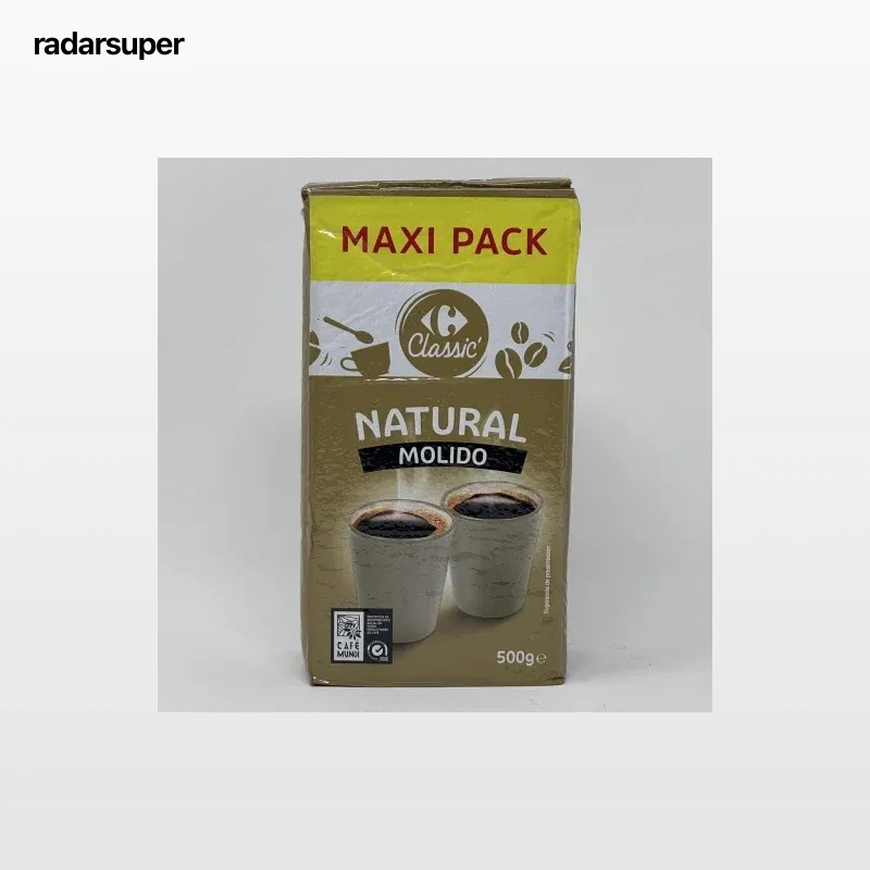 Café molido natural Carrefour Classic 500 g.