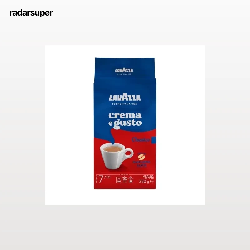 Café molido natural Crema e Gusto Lavazza 250 g.
