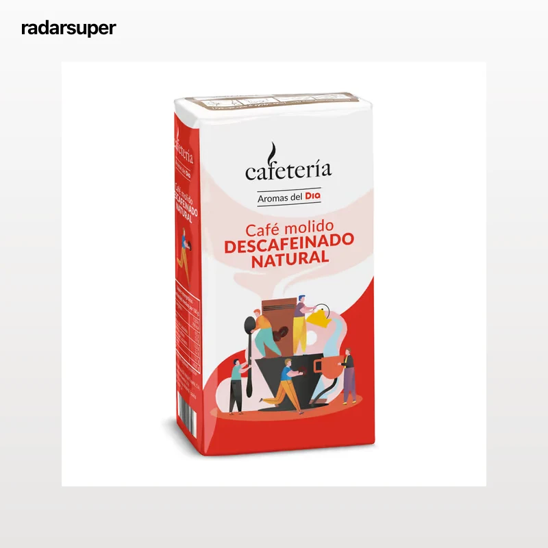 Café molido natural descafeinado Dia Cafetería 250 g