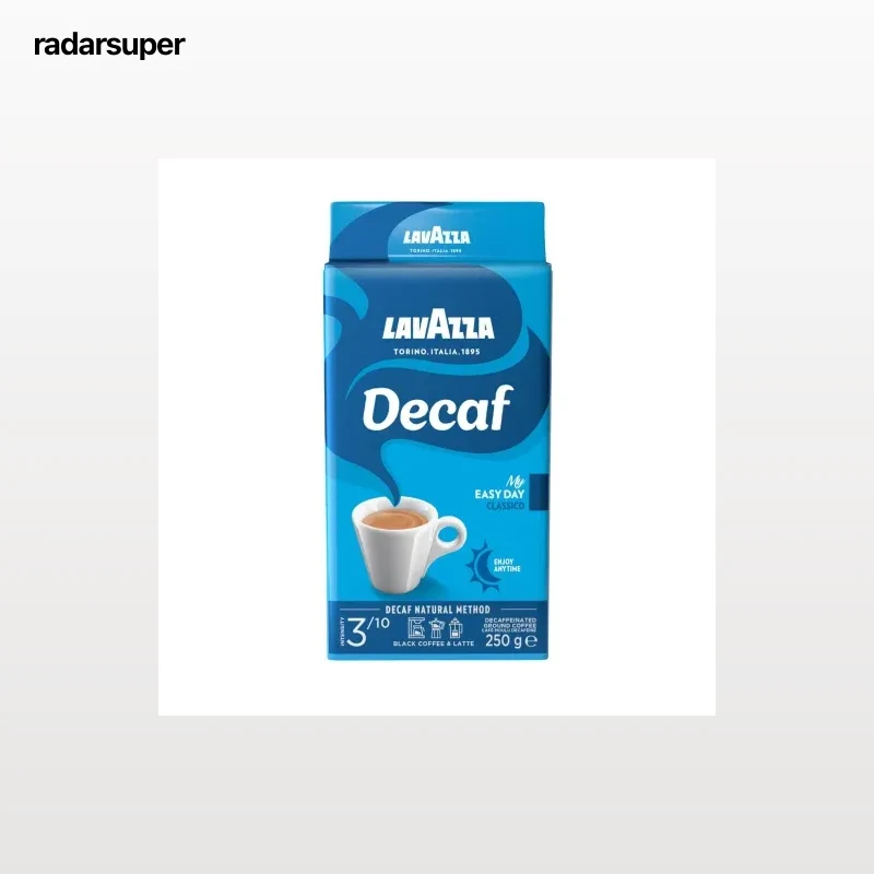 Café molido natural descafeinado Lavazza 250 g.