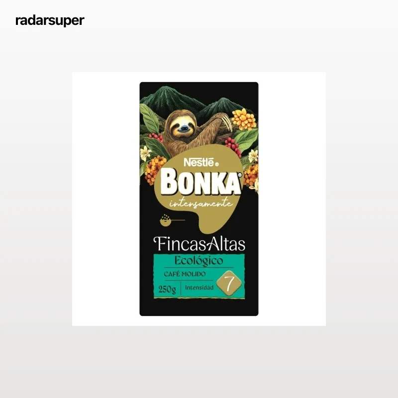 Café molido natural ecológico cultivo sostenible Nestlé Bonka 250 g.