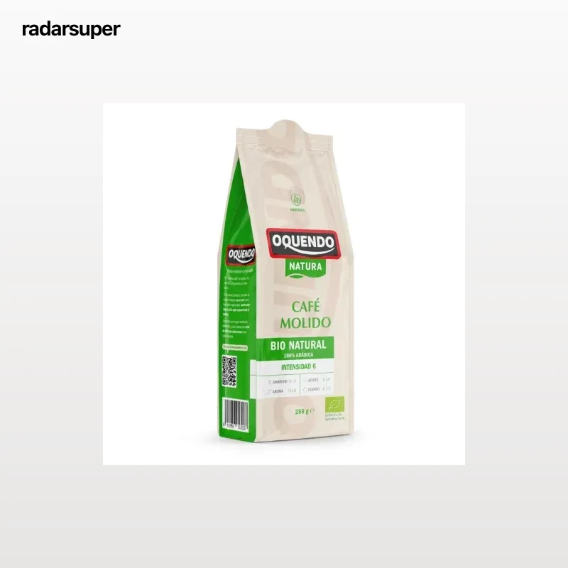 Café molido natural ecológico Oquendo 250 g.