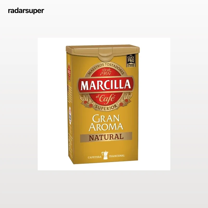 Café molido natural Gran Aroma Marcilla 250 g.