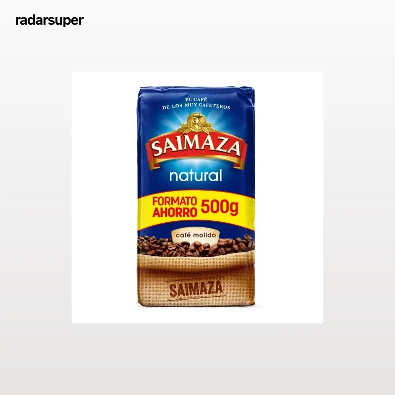 Café molido natural Saimaza 500 g.