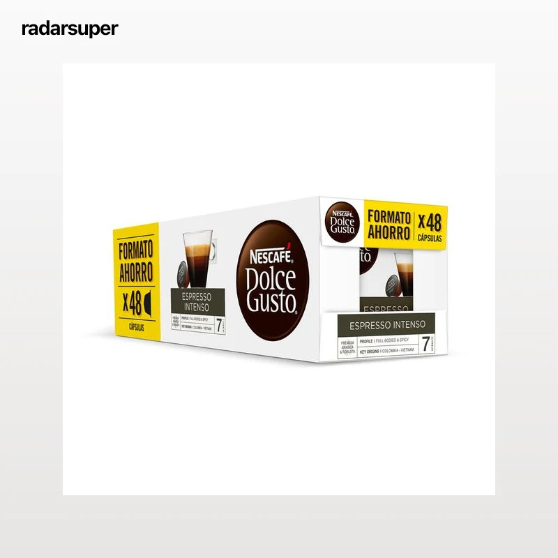 Café Nescafé Dolce Gusto 16 Capsulas 3 Unidades Espresso Intenso