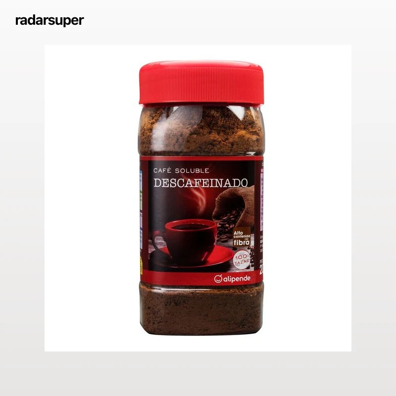 Café soluble Alipende descafeinado 200g mezcla