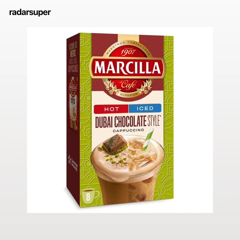Café soluble cappuccino chocolate Dubai Marcilla 120 g