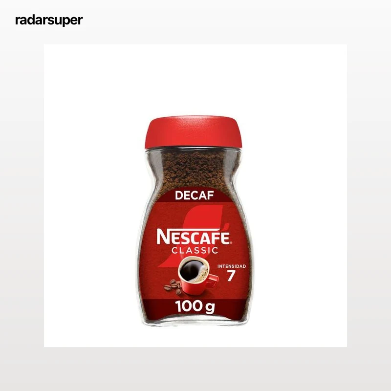 Café soluble descafeinado Nescafé 100g