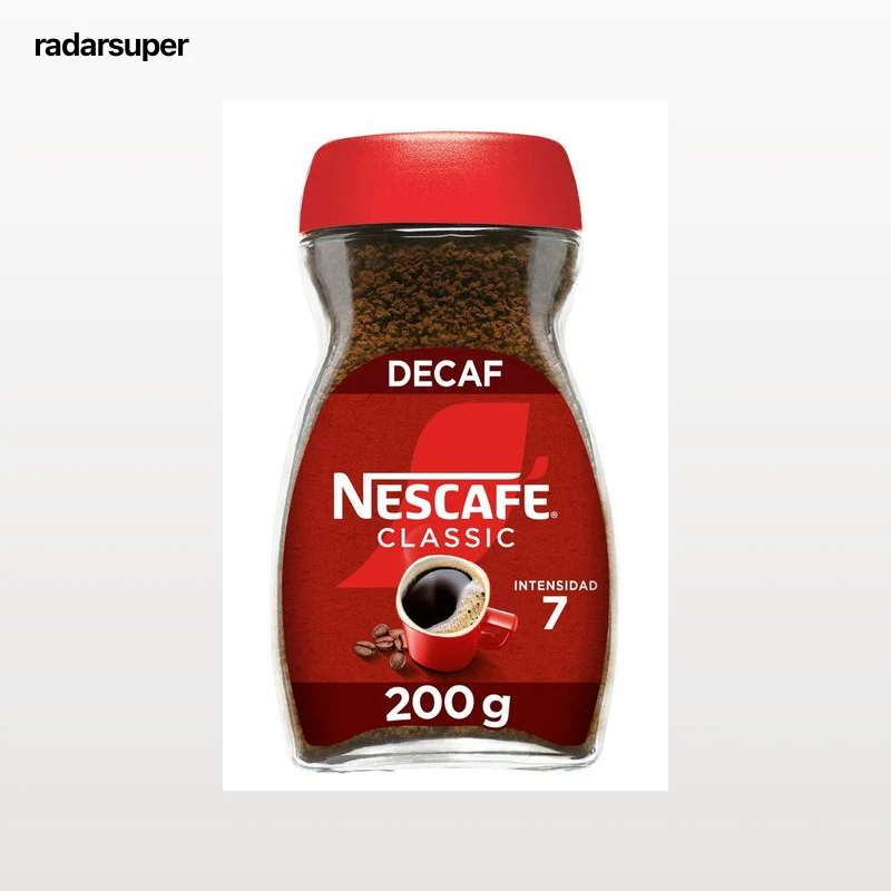 Café soluble descafeinado Nescafé 200g