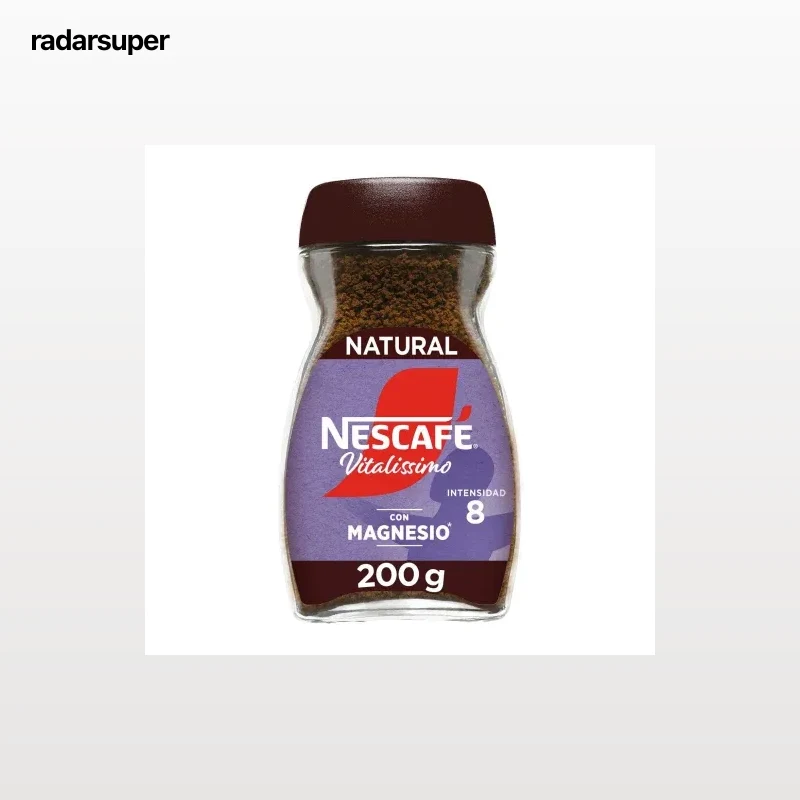 Café soluble natural con magnesio Nescafé Vitalissimo 200 g.