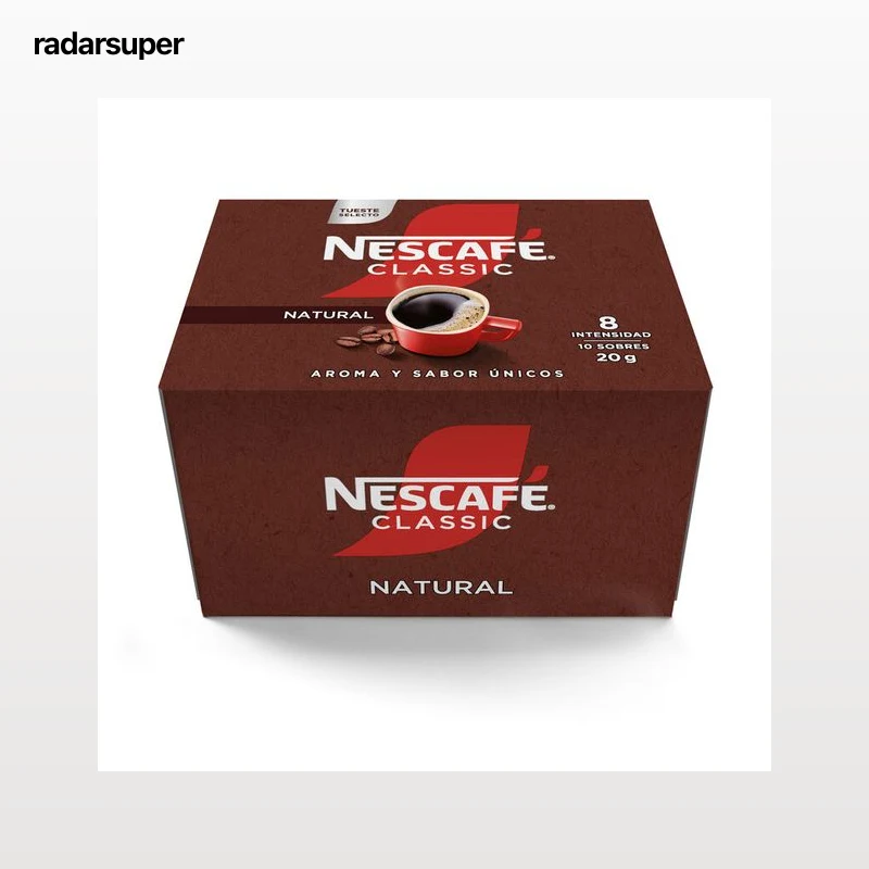Café soluble natural Nescafé 10 sobres