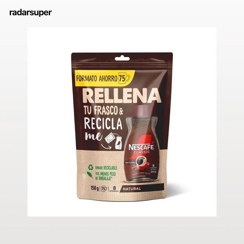 Café soluble natural Nescafé Classic 150g