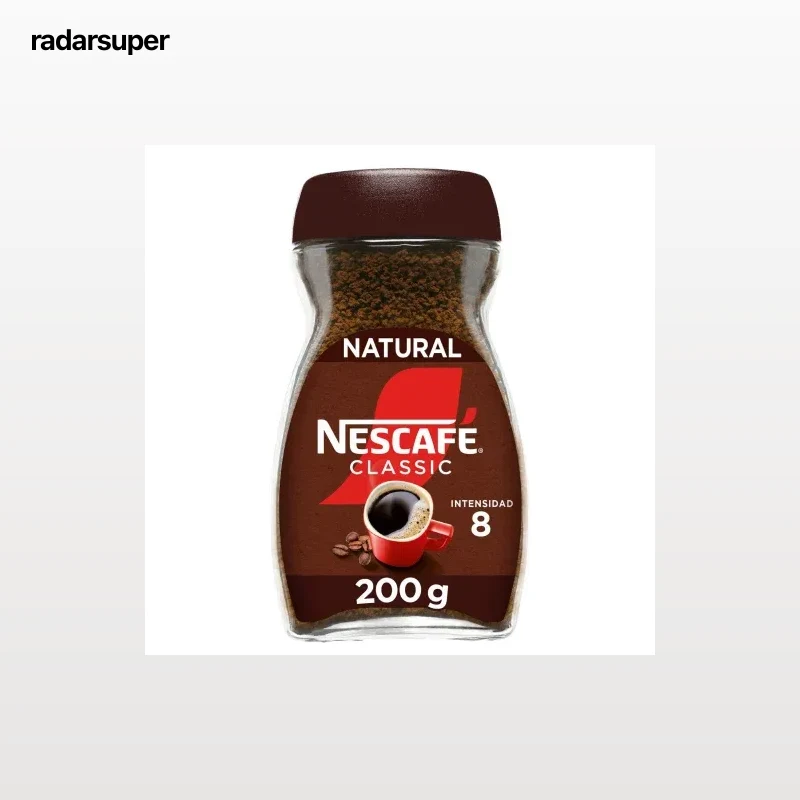 Café soluble natural Nescafé Classic 200 g.