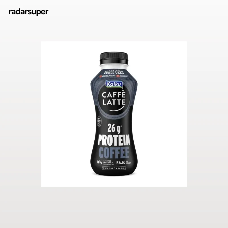 Caffé latte doble cero Kaiku sin gluten y sin lactosa 330 ml.