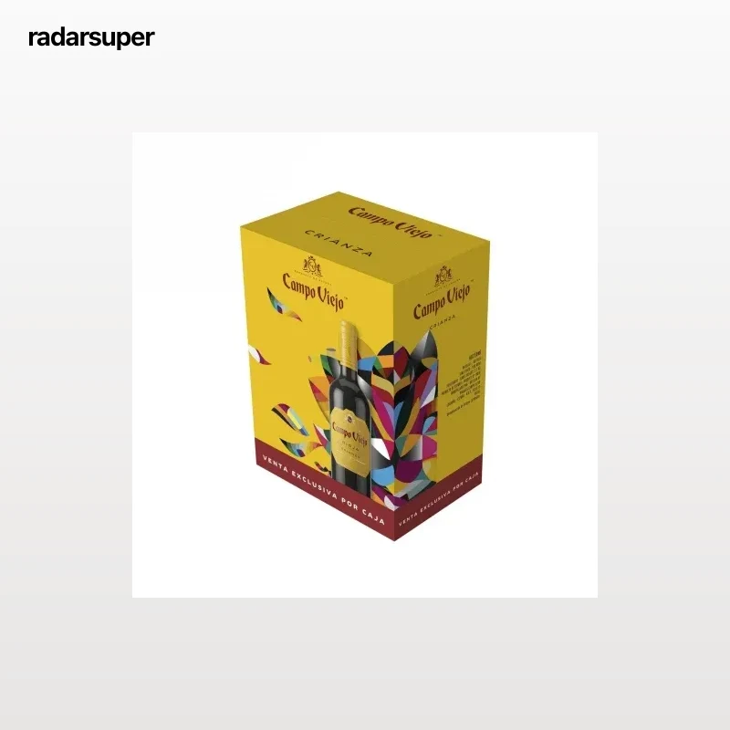 Caja de 6 botellas de vino tinto crianza Campo Viejo D.O.Ca. Rioja 75 cl.