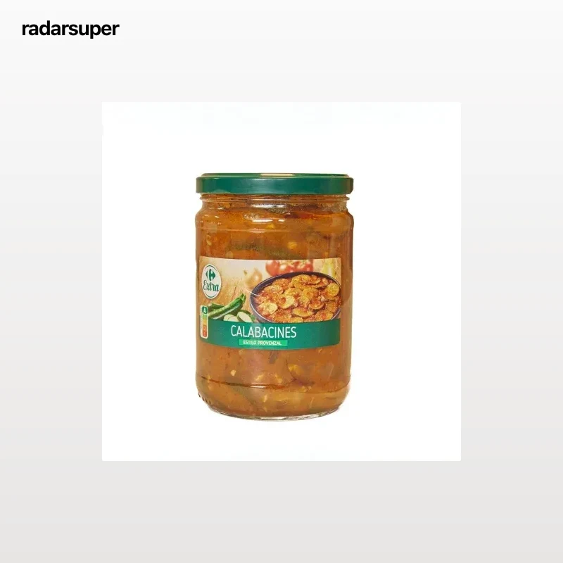 Calabacín estilo provenzal Extra Carrefour 530 g.
