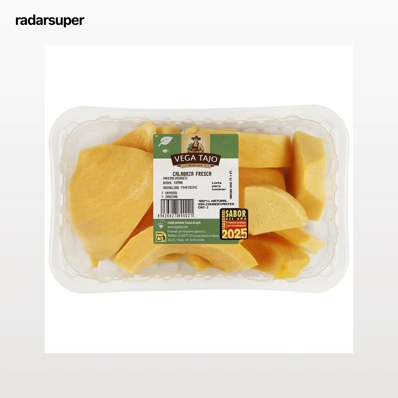 Calabaza Troceada Bandeja 500g