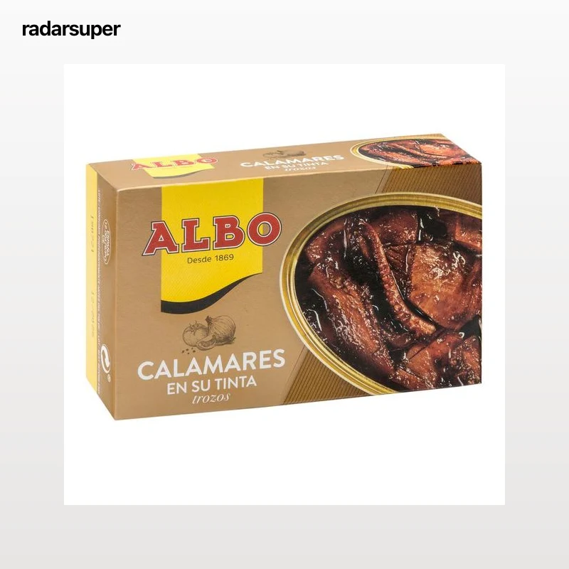 Calamar Albo 72g en su tinta