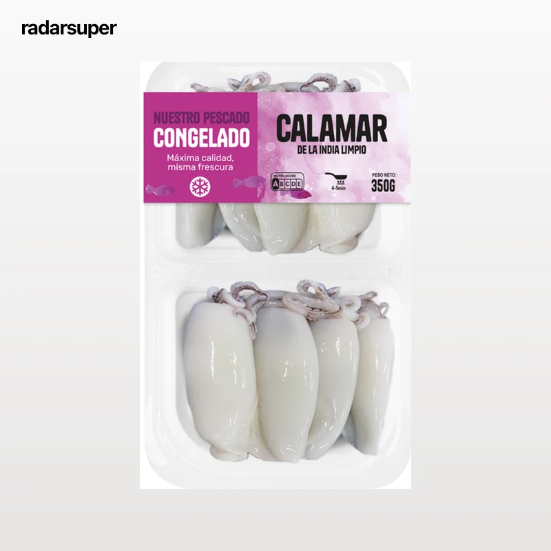 Calamar limpio de la India 350g