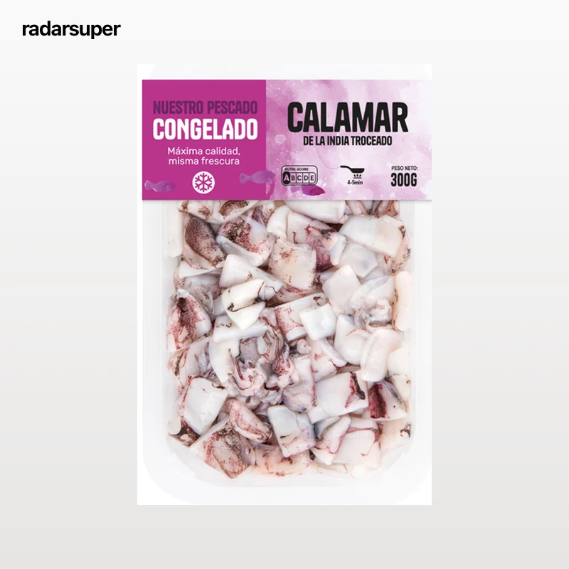 Calamar troceado de la India 300g