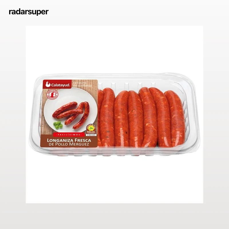 CALATAYUD Longaniza fresca de pollo Merguez (garantía Halal) 400 g.