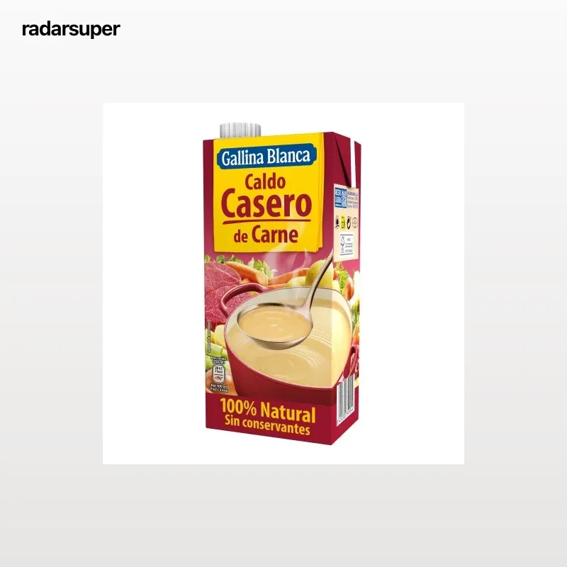 Caldo casero de carne Gallina Blanca sin gluten 1 l.