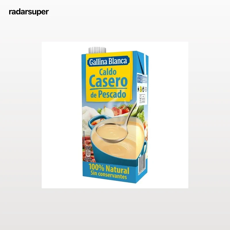 Caldo casero de pescado Gallina Blanca sin gluten 1 l.