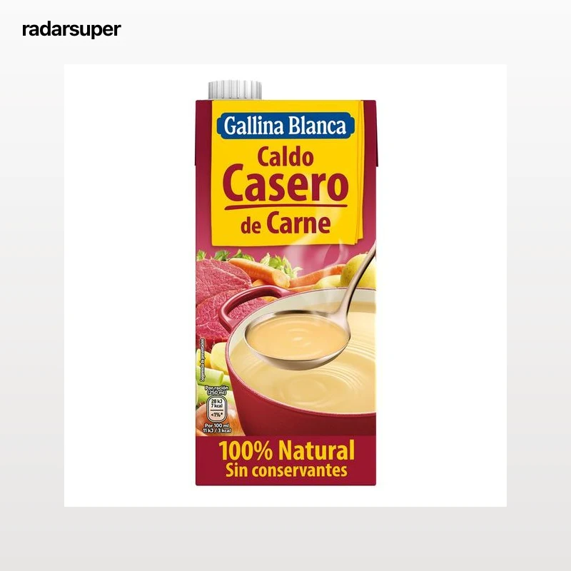 Caldo casero Gallina Blanca 1l carne 100% natural