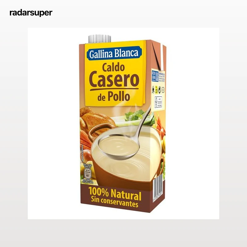 Caldo casero Gallina Blanca 1l pollo 100% natural