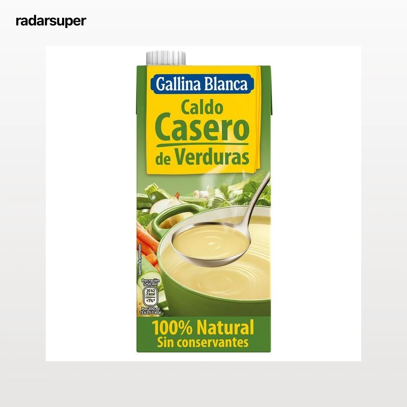 Caldo casero Gallina Blanca 1l verduras 100% natural