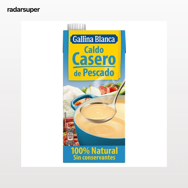 Caldo casero pescado con marisco Gallina Blanca 1l