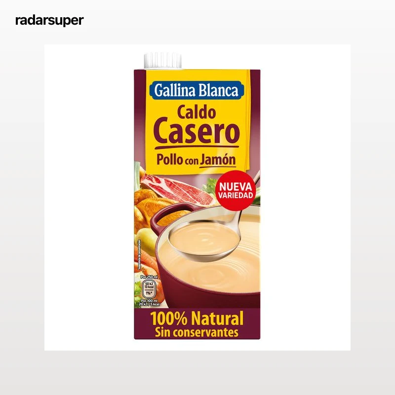 Caldo casero pollo con jamón Gallina Blanca 1L