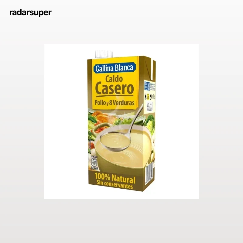 Caldo de pollo con verduras Gallina Blanca brick 1 l.