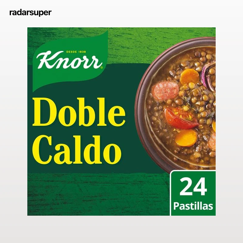 Caldo doble en pastillas s/gluten s/lactosa Knorr 2-4p