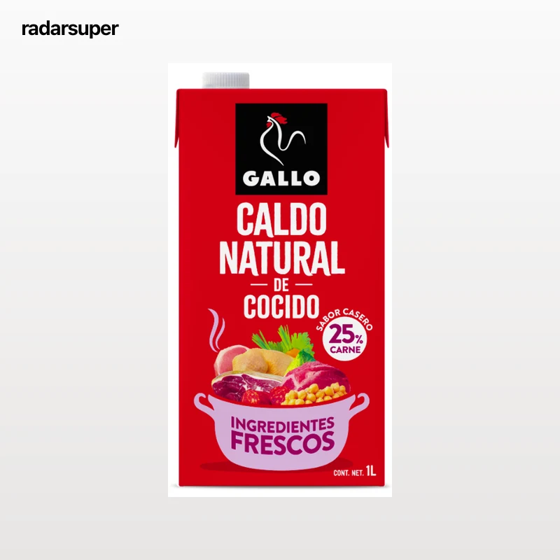 Caldo natural de cocido Gallo 1l