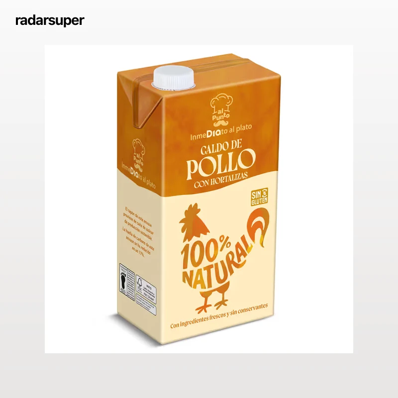Caldo natural de pollo y hortalizas Dia Al Punto 1 L