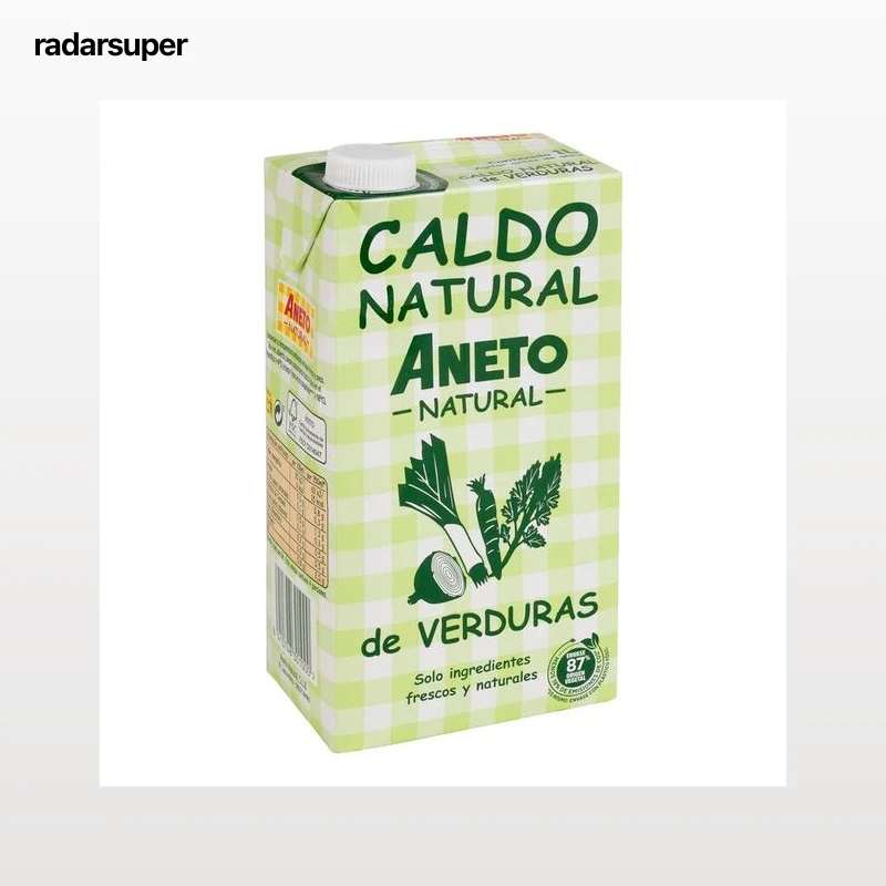 Caldo natural de verduras Aneto 1l