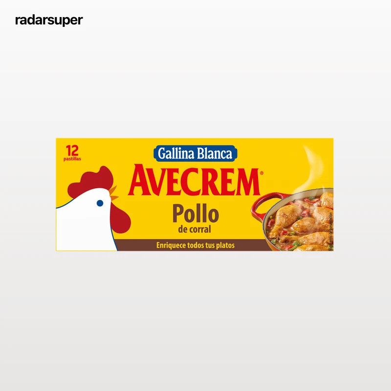 Caldo en pastillas Avecrem 12u pollo