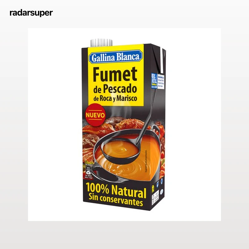 Caldo pescado-marisco Fumet Gallina Blanca 1L
