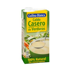 Caldo de verduras casero Gallina blanca
