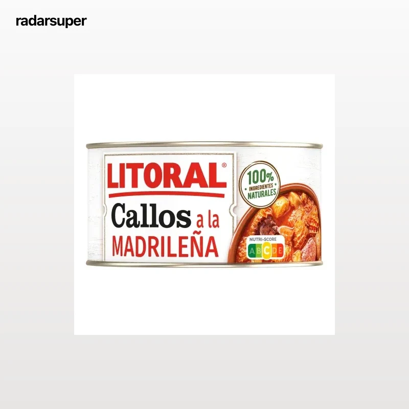 Callos a la madrileña Litoral sin gluten 370 g.