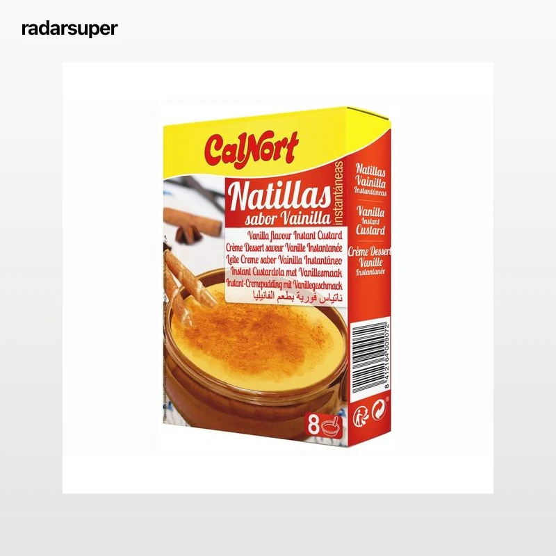 CALNORT Natillas instantáneas de vainilla 130 g.