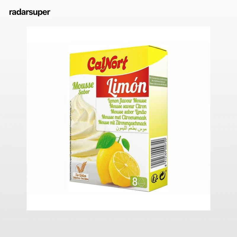 CALNORT Preparado de mousse sabor limón 2 X 65 g.