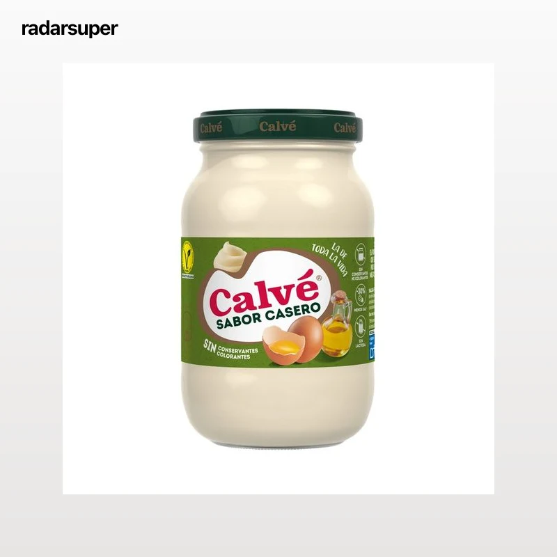 CALVÉ Mayonesa sabor casero frasco 210 ml.