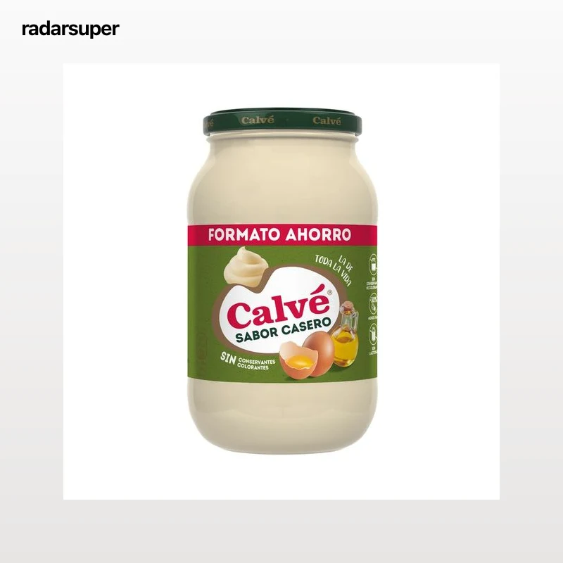 CALVÉ Mayonesa sabor casero frasco 650 ml.