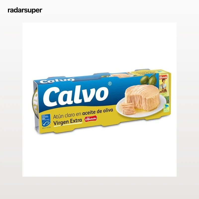 CALVO Atún en aceite de oliva virgen extra 72g X 3