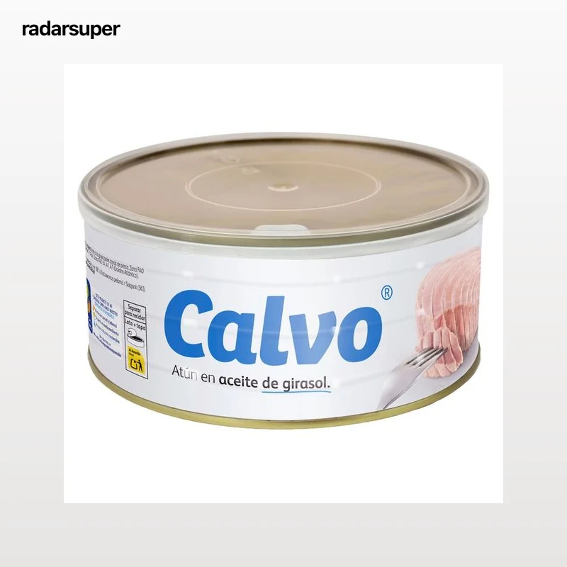CALVO Atún claro en aceite girasol 600 g.